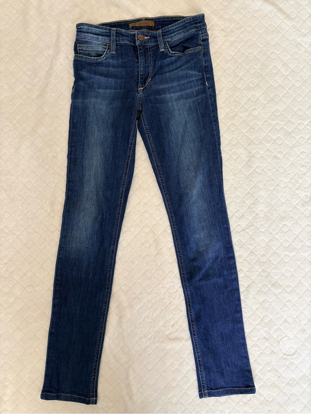 Joe’s Jeans Mid Rise Skinny Dark Wash Stretch Jeans Size 26